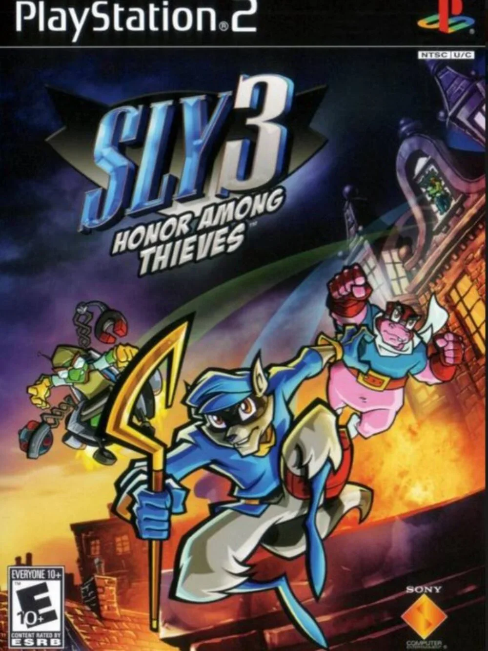 Sly 3 Honor Among Thieves PS2 (PlayStation 2, 2005) Disc Very Good Y2K